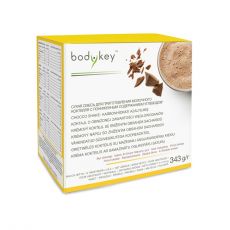 bodykey™ Krémový nápoj so zníženým obsahom sacharidov - príchuť čokolády  343 g / balenie 14 ks